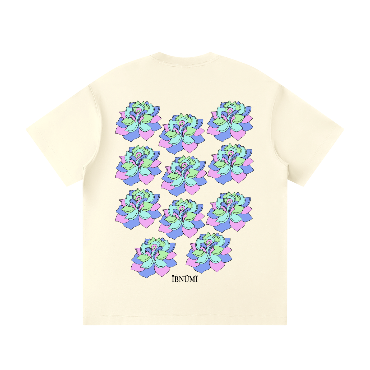 ÏBNÜMÏ PASTEL LÖTÜS TEE
