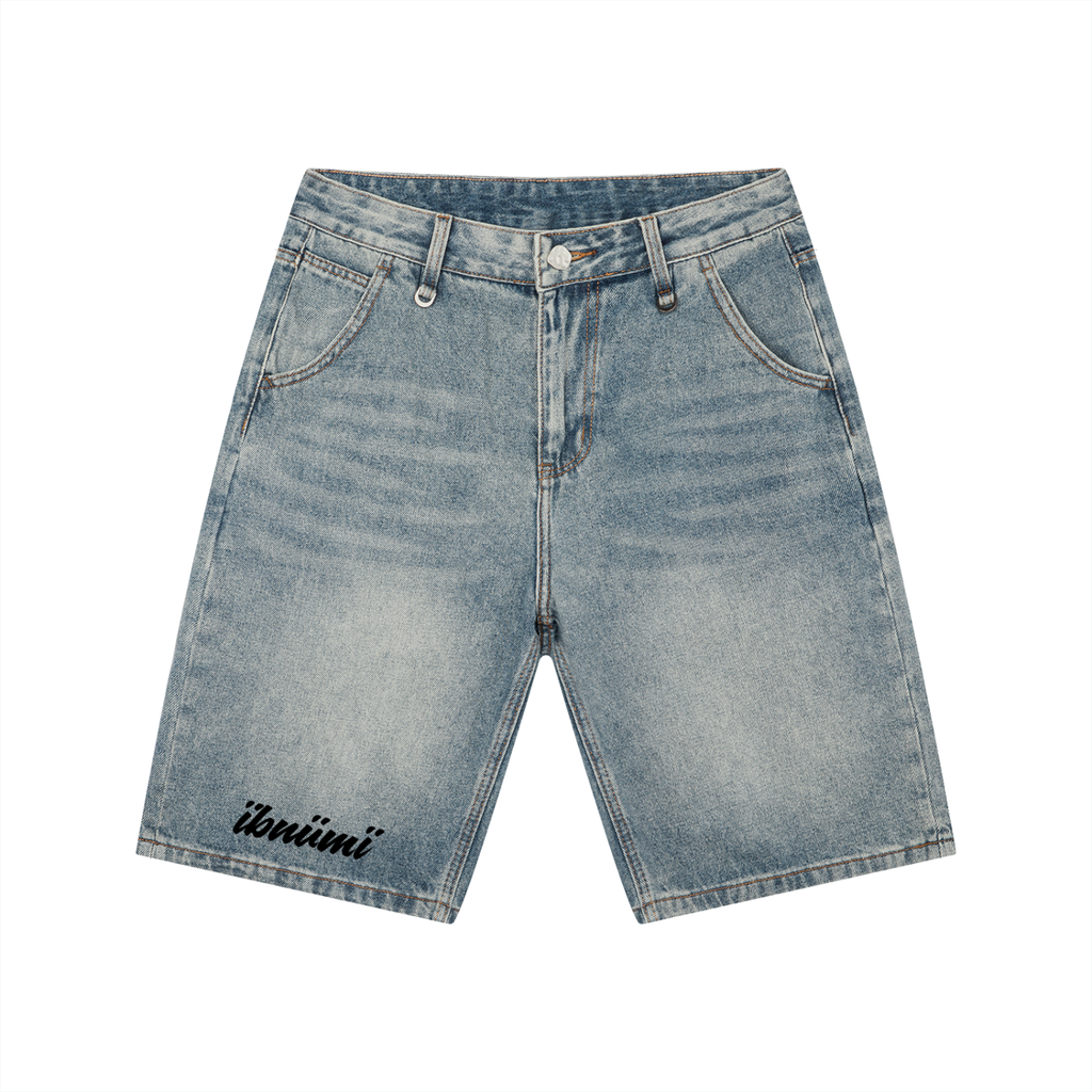 ÏBNÜMÏ BLACK EŸE DENIM SHORTS