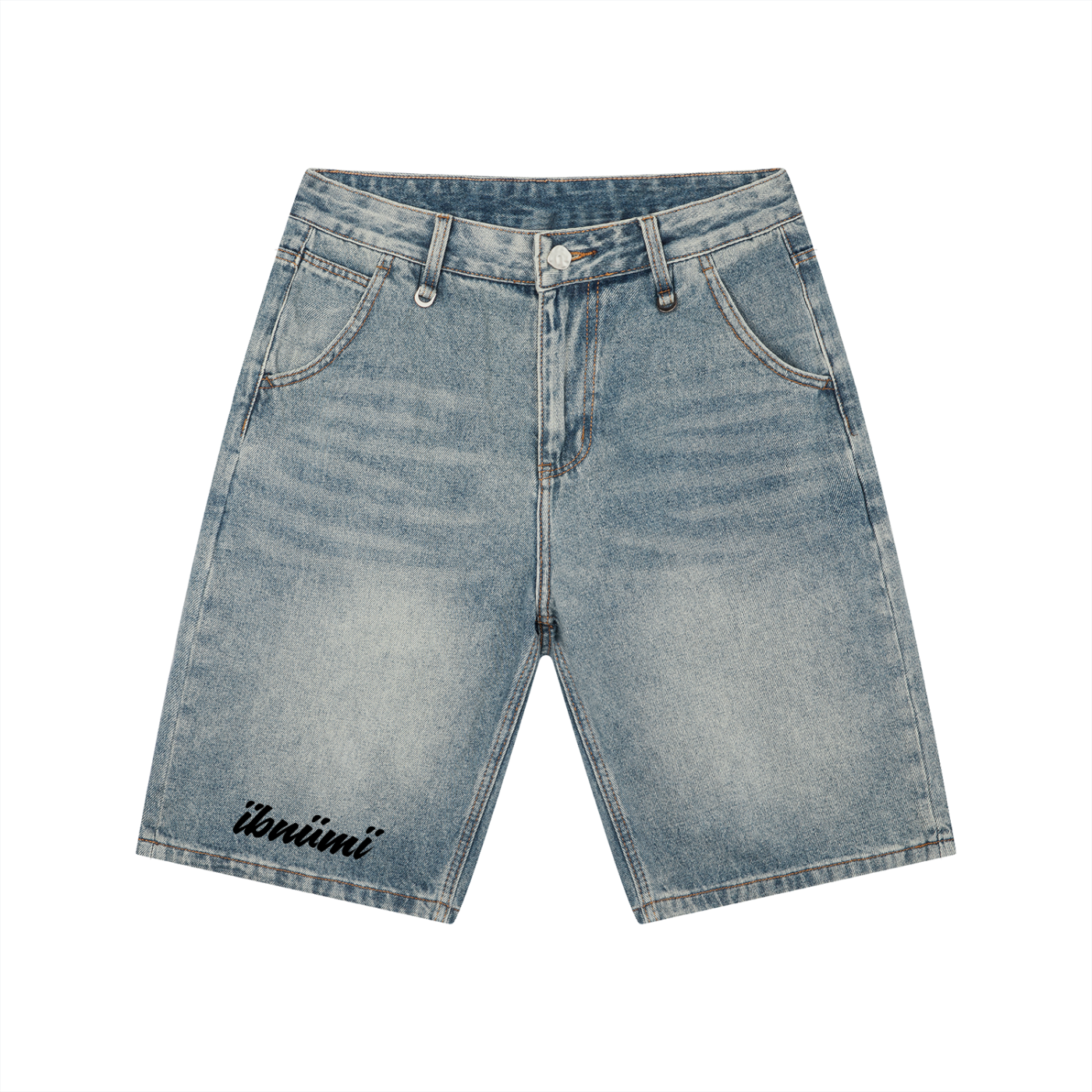 ÏBNÜMÏ BLACK EŸE DENIM SHORTS
