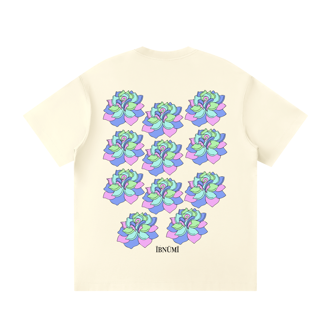 ÏBNÜMÏ PASTEL LÖTÜS TEE